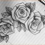 Großartig Rosen Vorlage Tattoo 1