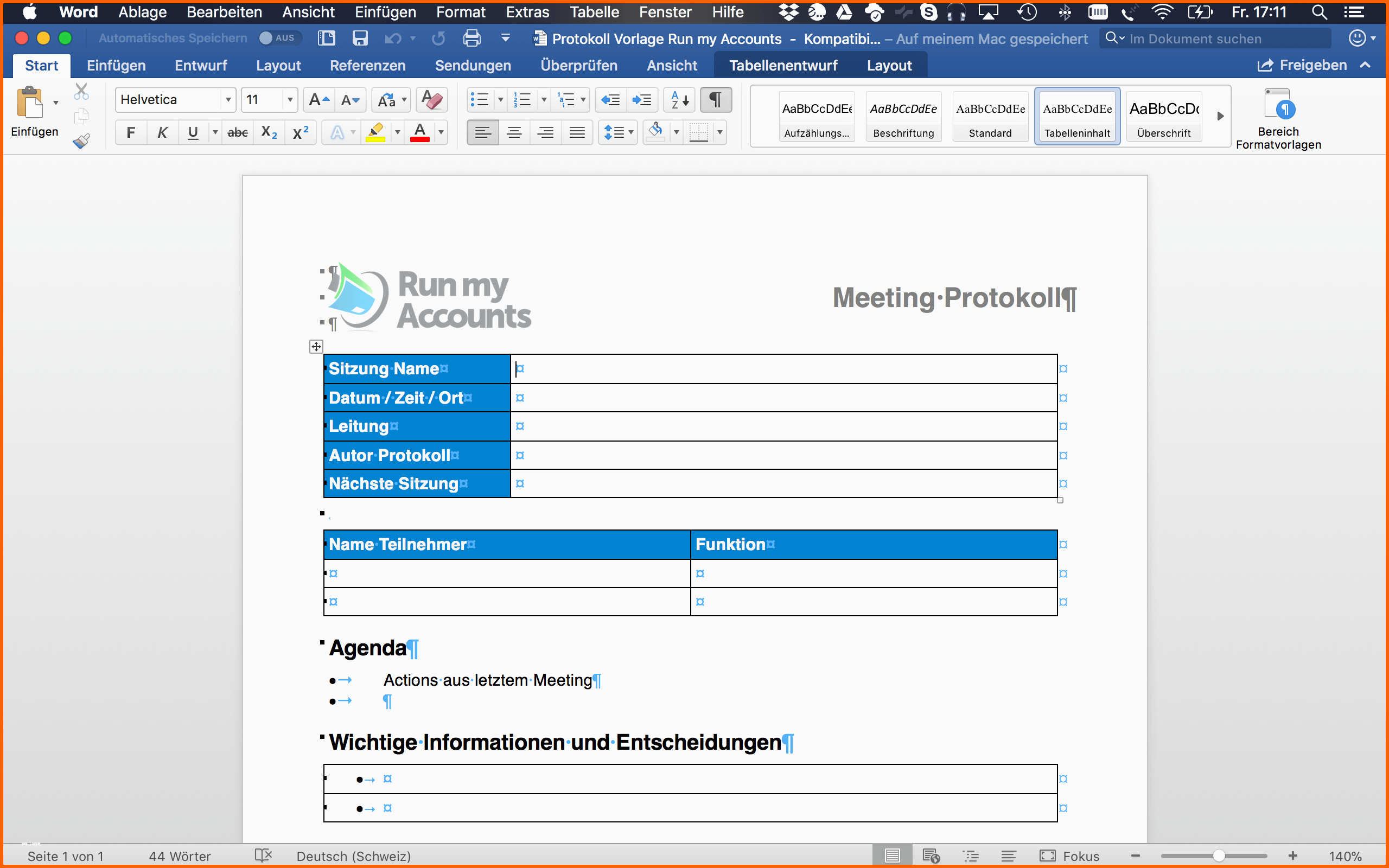 Großartig Run My Accounts Protokoll Vorlage Run My Accounts Ag