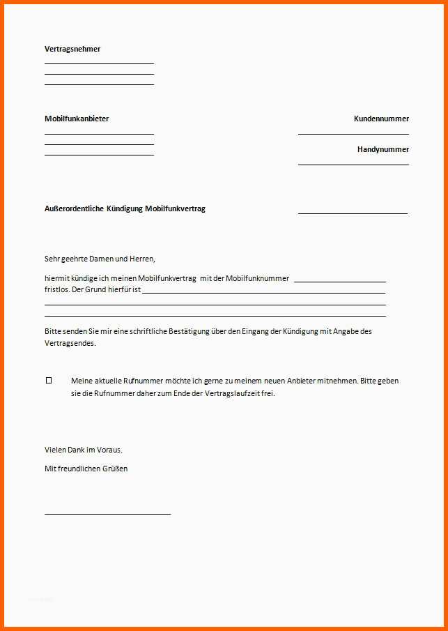Großartig sonderkündigungsrecht Telekom Vorlage – Free Vorlagen