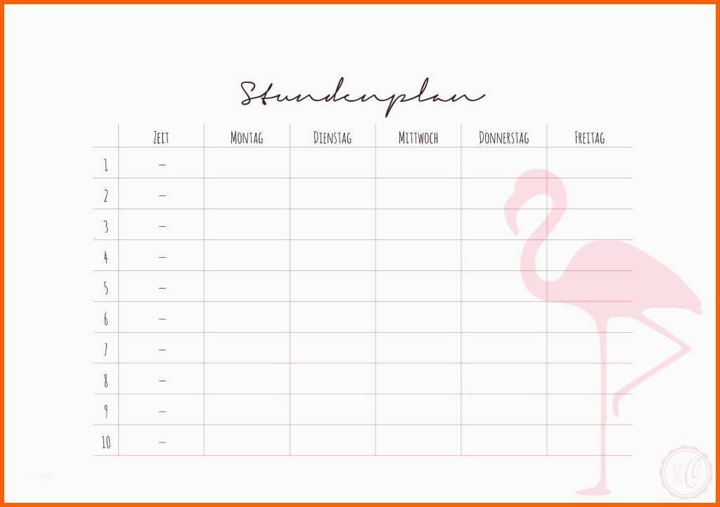 Großartig Stundenplan 2014 2015 Freebie Kathie S Cloud