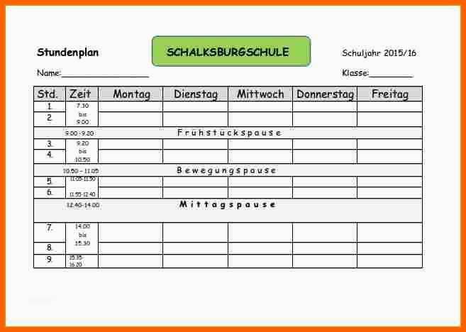 Großartig Stundenplan Vorlage Wordpln Bild Analysis