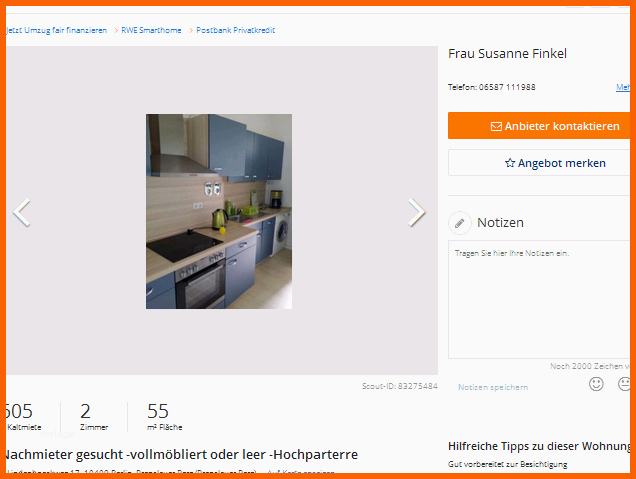 Großartig Wohnungsbetrug Nachmieter Gesucht