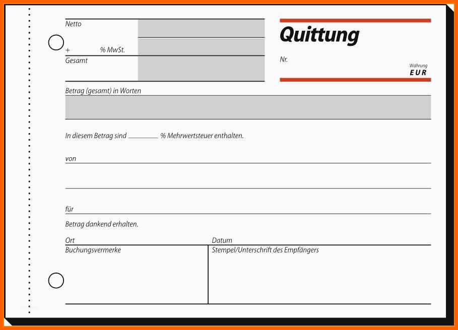Größte 12 Vorlage Quittung Pdf