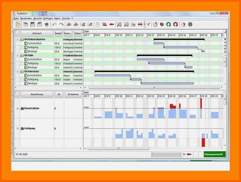 Größte 13 Ressourcenplanung Excel Vorlage