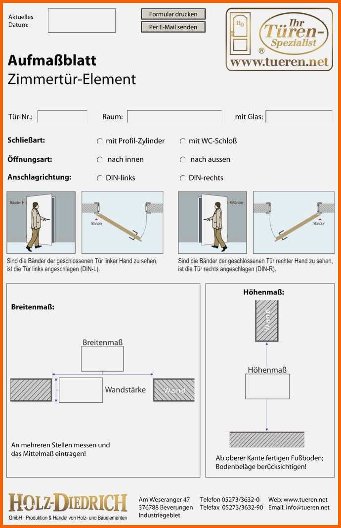 Größte 16 Aufmaß Vorlage Pdf