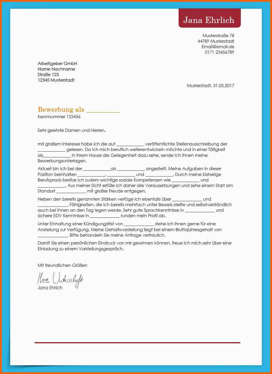 Größte Bewerbungsvorlagen Kostenlos Herunterladen Bewerbung