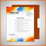 Größte Bunte Briefkopf Vorlage