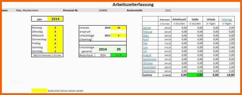 Größte Datev Vorlage Zur Dokumentation Der Täglichen Arbeitszeit