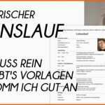 Größte Der Perfekte Lebenslauf Mit Word – Das Muss Rein Giga