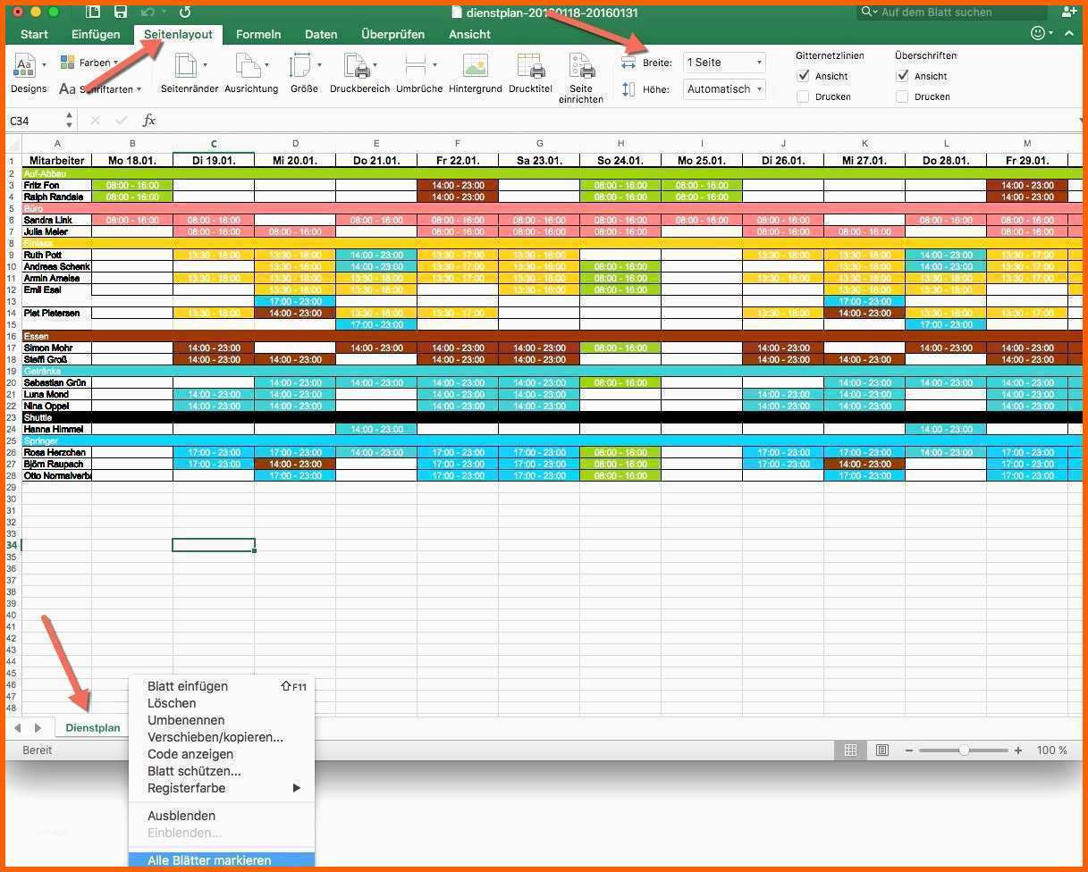 Größte Dienstplan Erstellen Excel Kostenlos 14 Schichtplan Excel