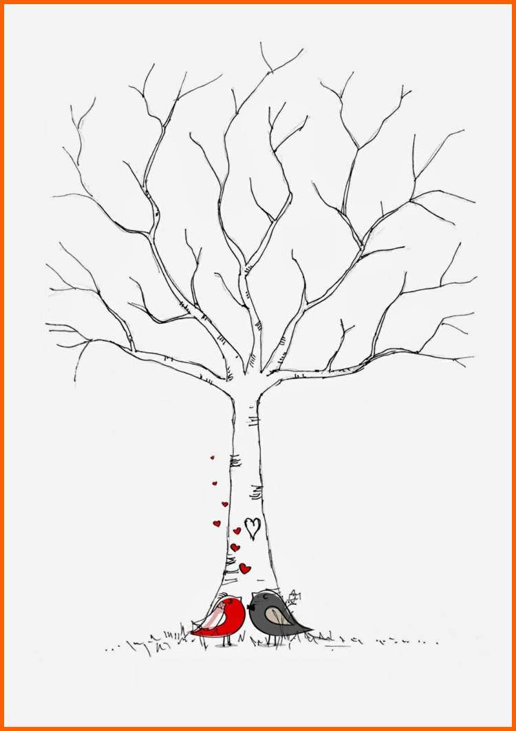 Größte Fingerabdruck Baum Vorlage & andere Motive Kostenlos Zum