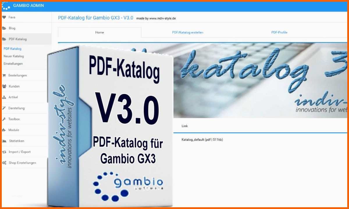 Größte Indiv Style Pdf Katalog V3 0 Für Gambio Gx3