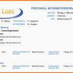 Größte Kostenlose Protokollvorlagen Für Microsoft Word