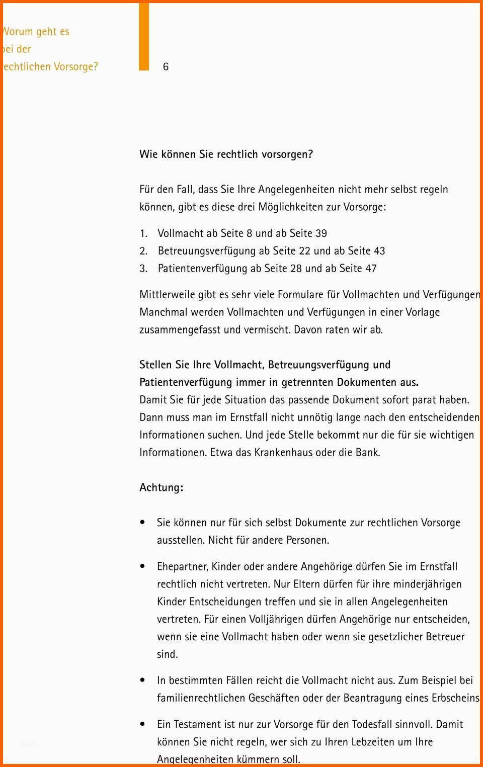 Größte Landeshauptstadt Rechtliche Vorsorge Vollmacht