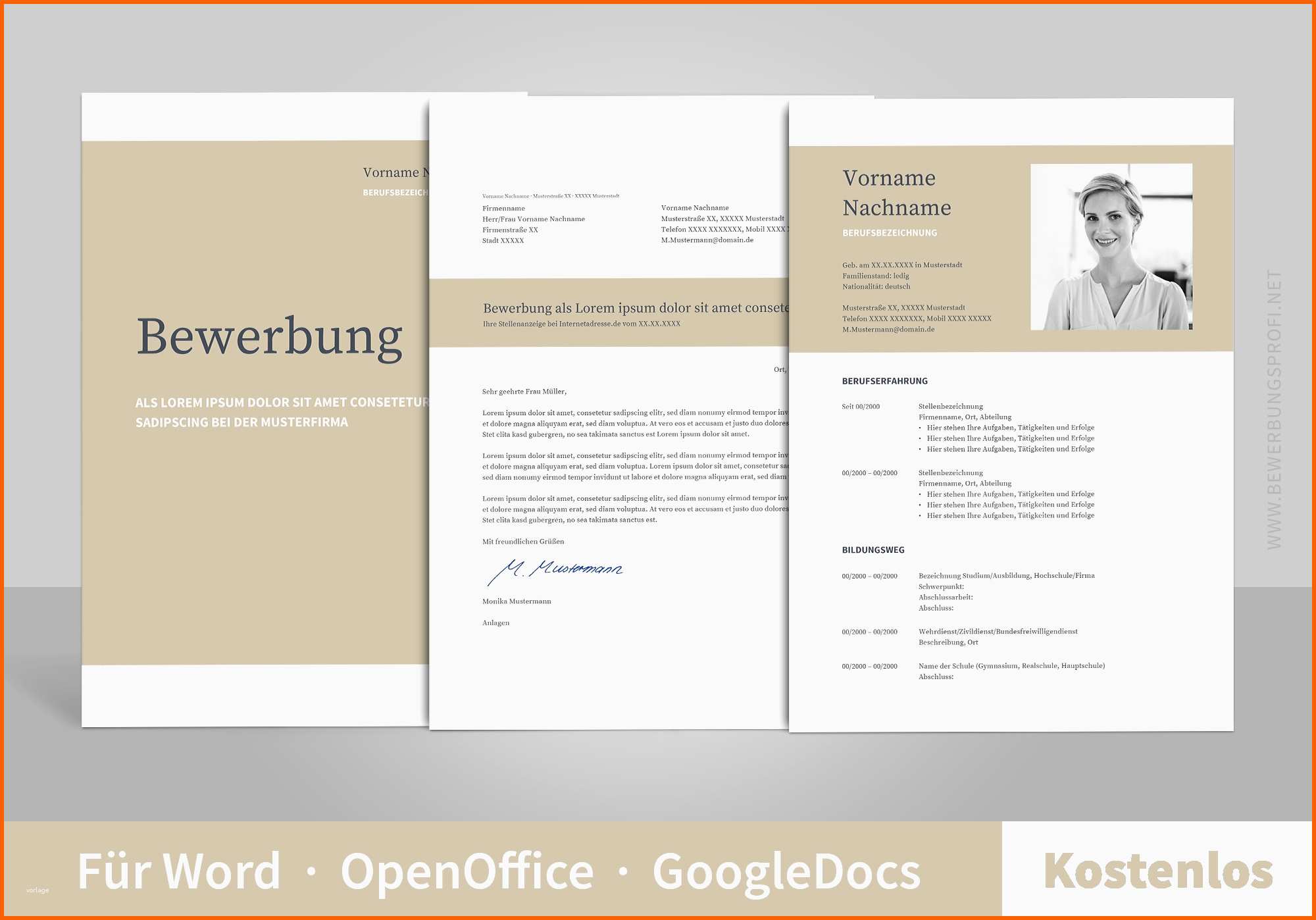 Größte Lebenslauf Vorlage Openoffice 19 format Anschreiben