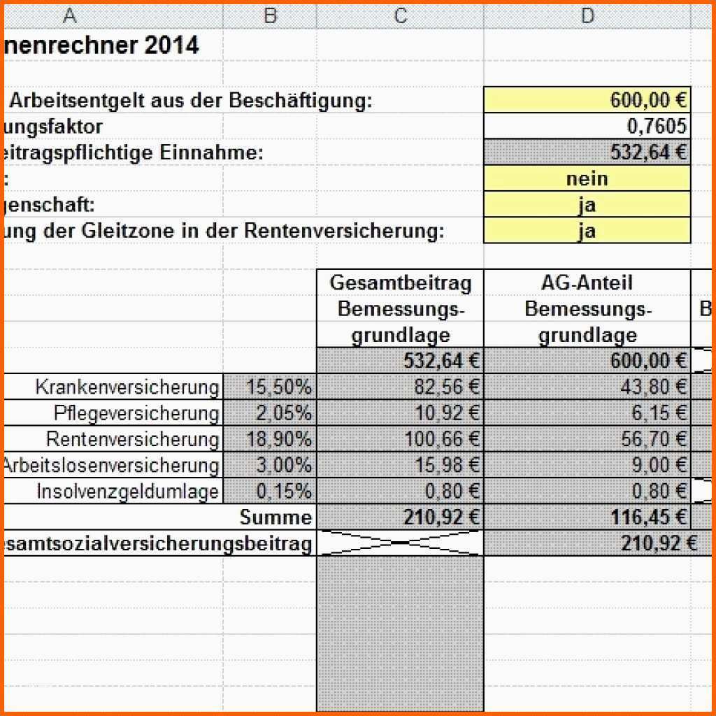 Größte Lohnabrechnung Mit Excel