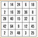 Größte Mathe Bingo Beispiel Mathemakustik