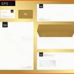 Größte Modernes Briefpapier Stellte In Vektorformat Briefkopf