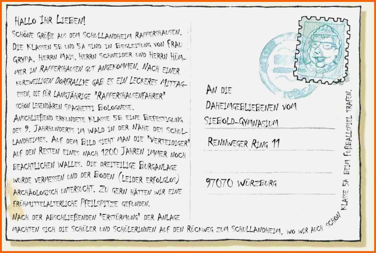 Größte Postkarte Schreiben Vorlage Fabelhaft Schreiben Postkarte