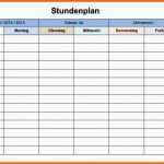 Größte Stundenplan Vorlage