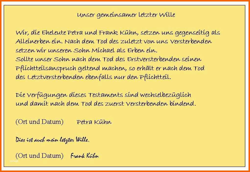 Größte Testament Aufsetzten – Infos Vom Bestatter In Oberhausen