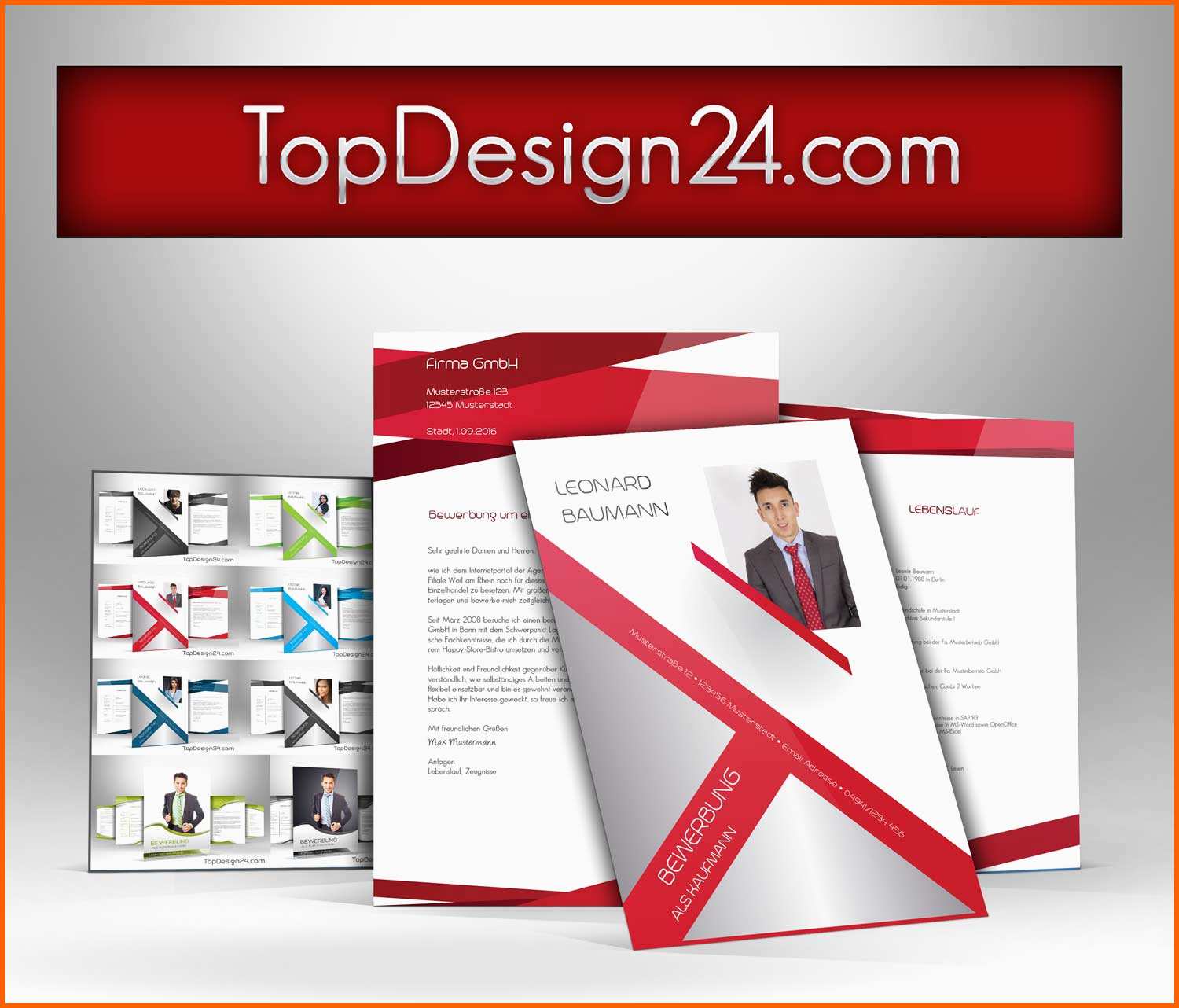Größte Vorlage Deckblatt Bewerbung topdesign24 topbewerbung