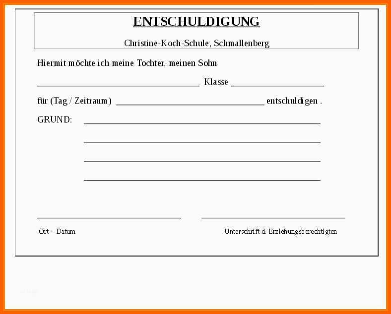 Hervorragen 13 Entschuldigungsschreiben Schule Arzttermin