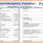 Hervorragen 13 Eröffnungsbilanz Beispiel