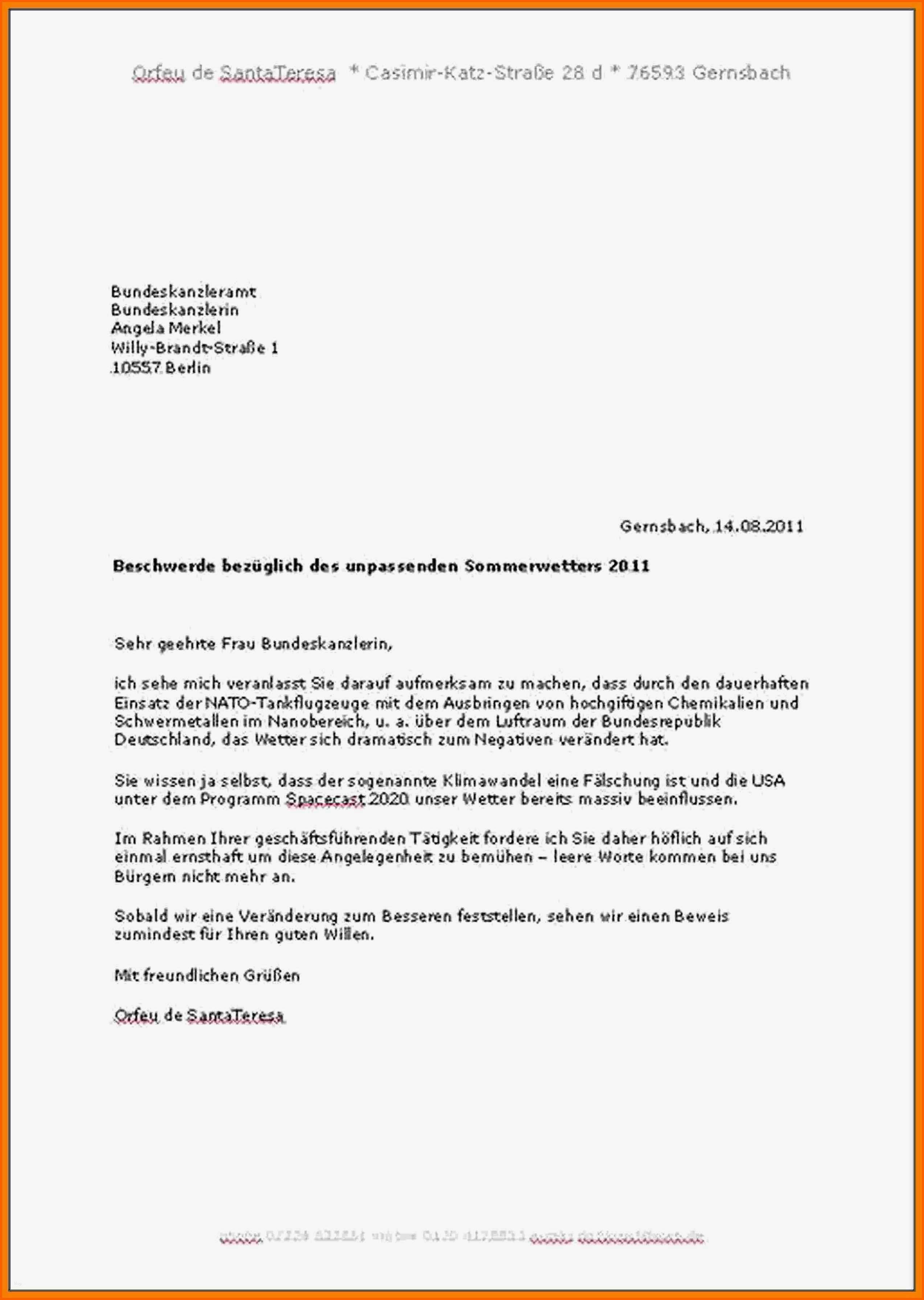 Hervorragen 15 Brief Schreiben Muster