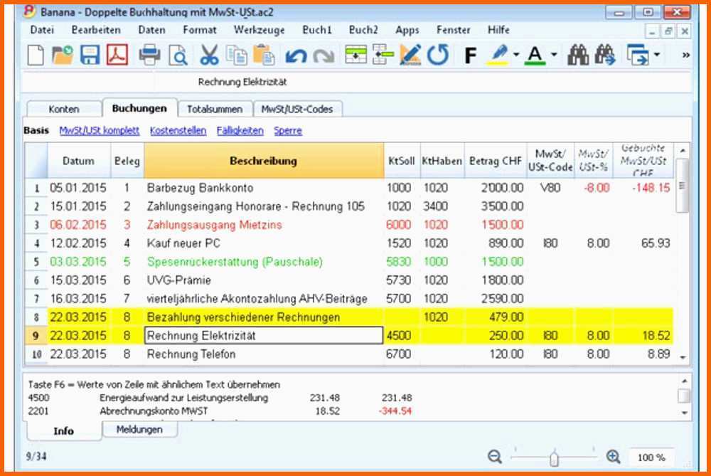 Hervorragen 51 Ideen Von Doppelte Buchhaltung Excel Vorlage Kostenlos