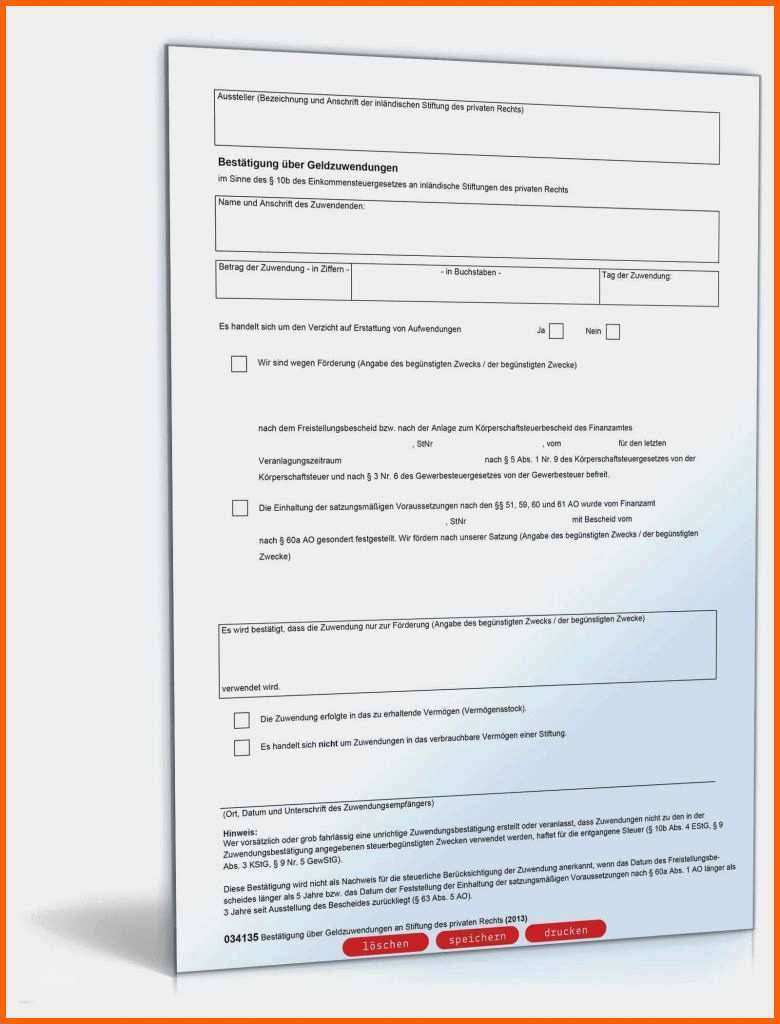 spendenbescheinigung vorlage finanzamt