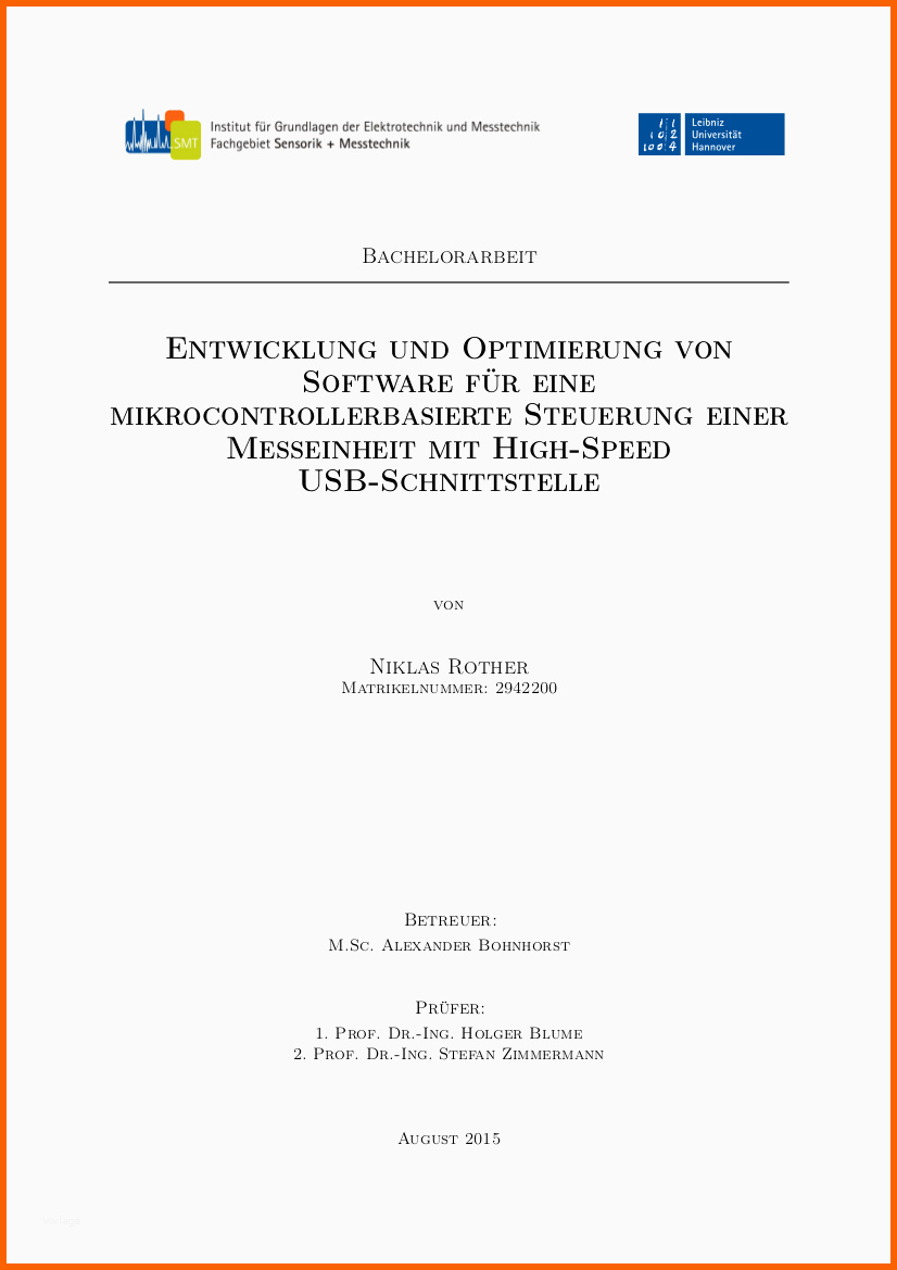 Hervorragen Bachelorarbeit Done