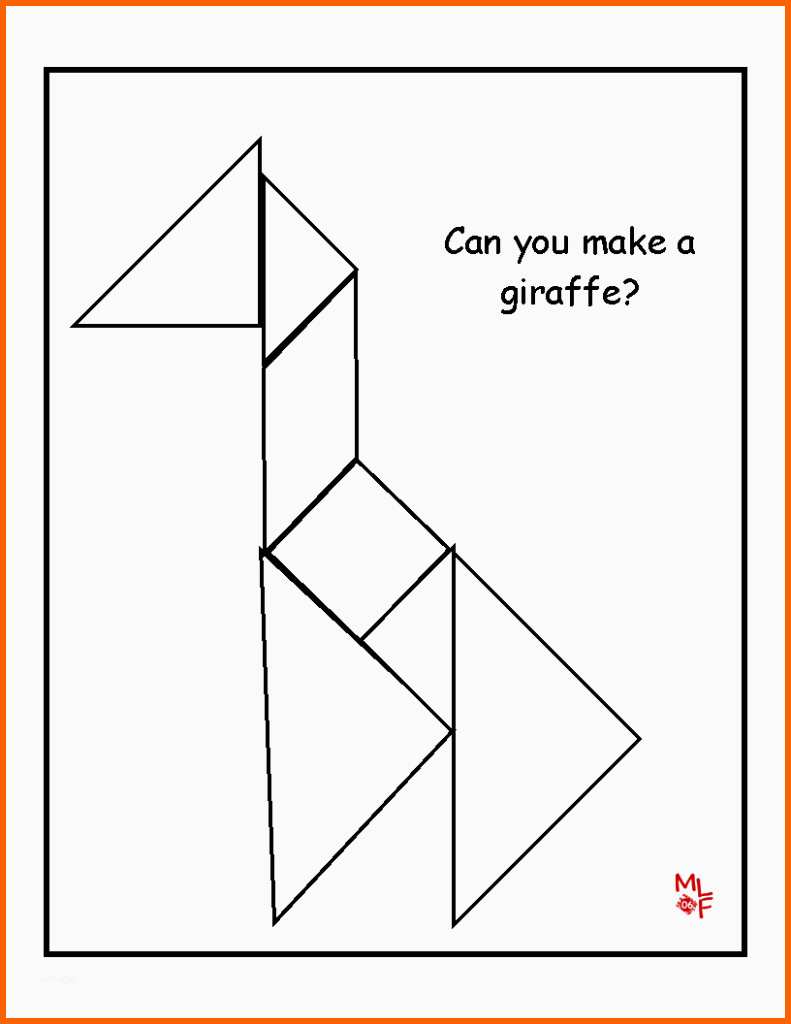 Hervorragen Druckbare Malvorlage Tangram Vorlage Beste Druckbare