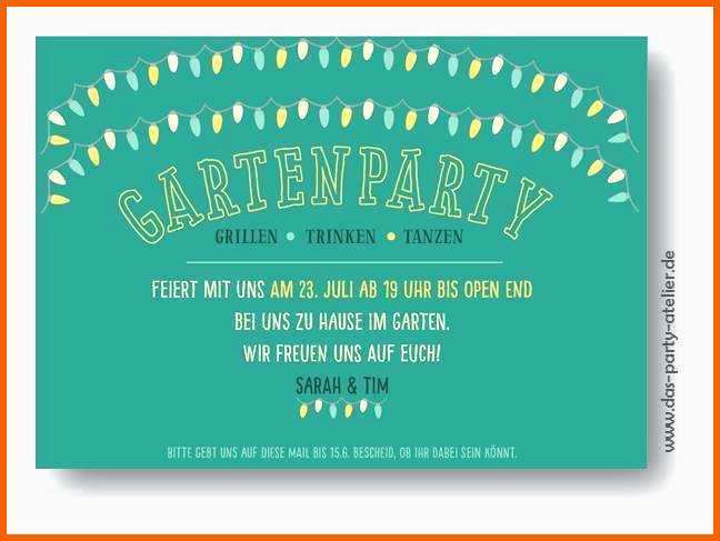 Hervorragen Erstaunlich Gartenparty Einladung Vorlage Oder Gartenparty