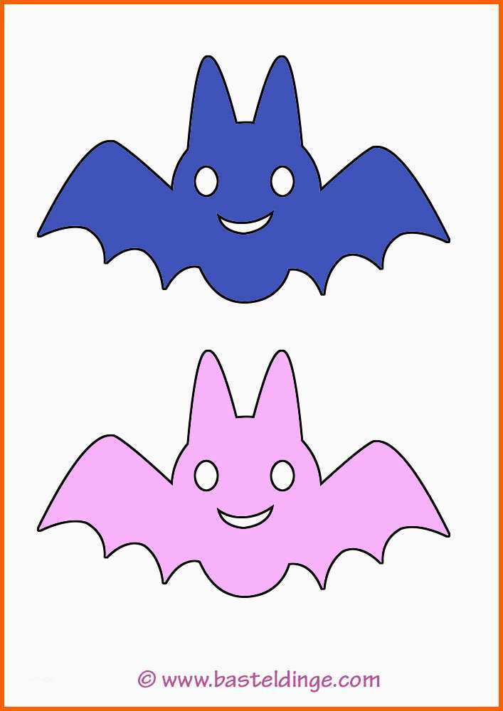 Hervorragen Fledermaus Vorlagen – Basteldinge