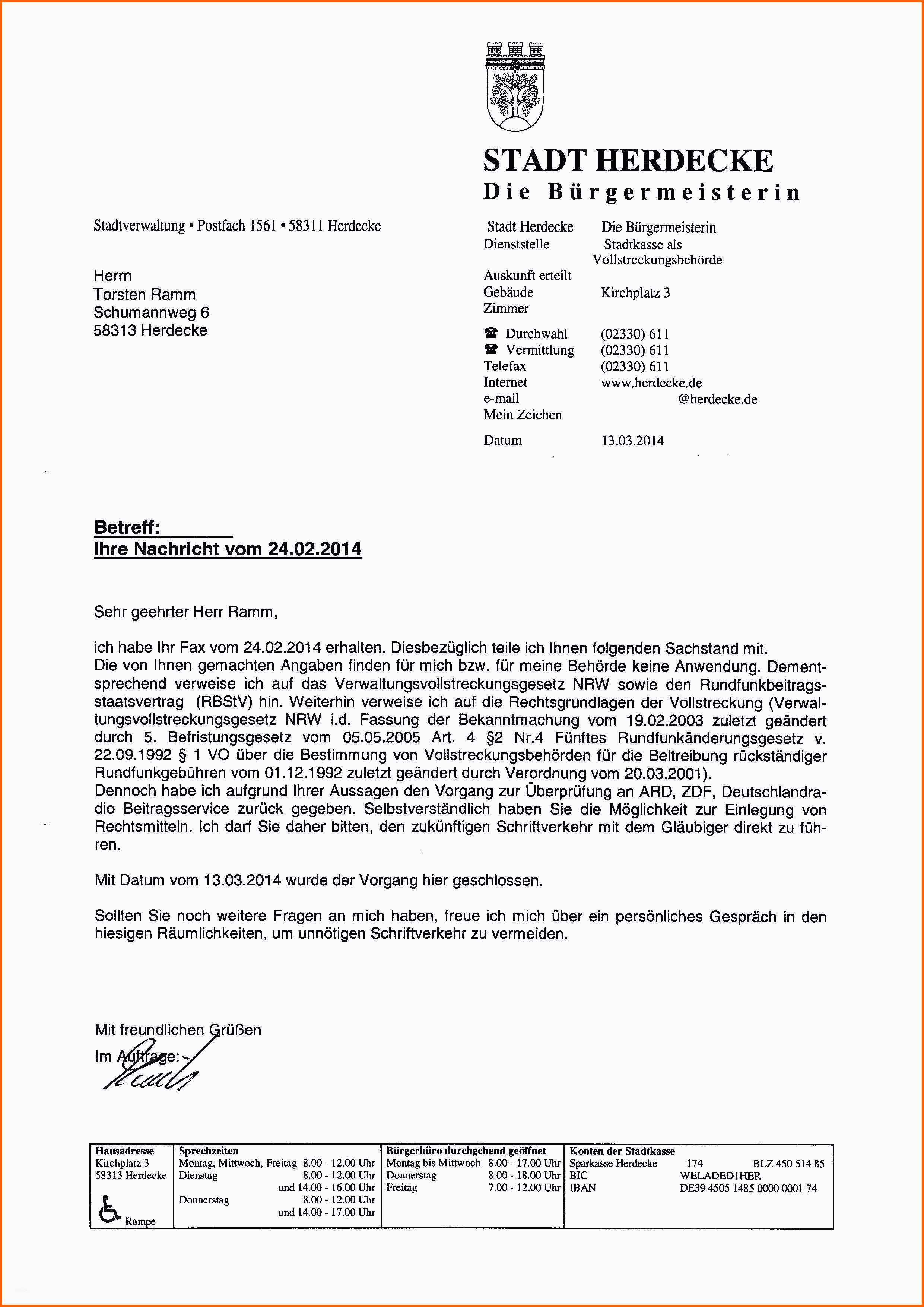 Hervorragen Gez Festsetzungsbescheid Widerspruch Muster