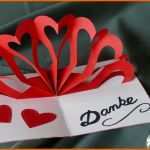 Hervorragen Herz – Klappkarte Heart – Pop Up Card Muttertag