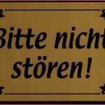 Hervorragen Hinweis Schild Bitte Nicht StÖren Gr 15 X 10 Cm