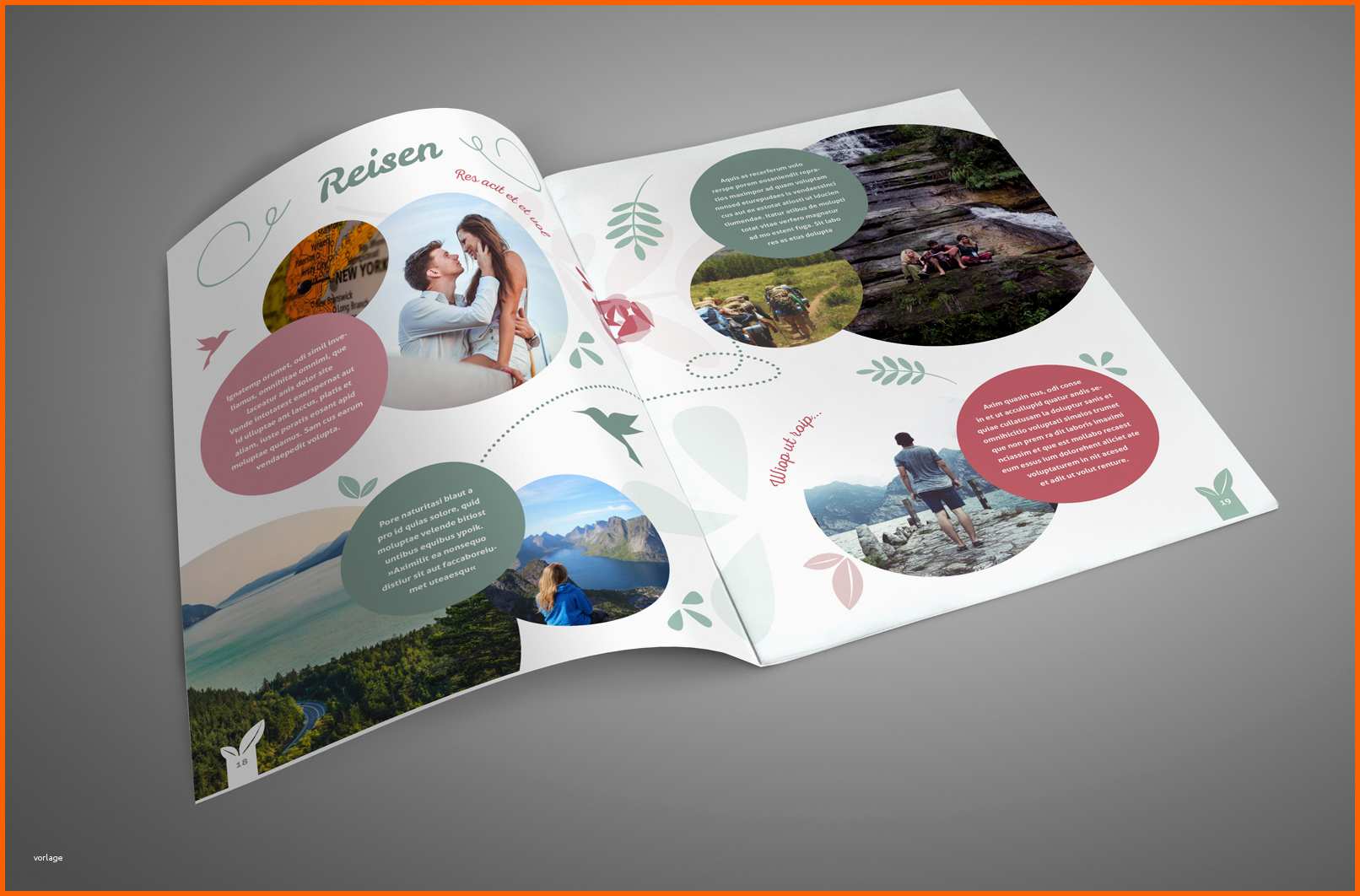 Hervorragen Hochzeitszeitung Vorlagen Für Powerpoint & Indesign
