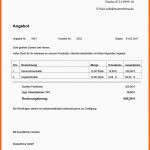 Hervorragen Kostenlose Angebotsvorlagen Word &amp; Excel Mit