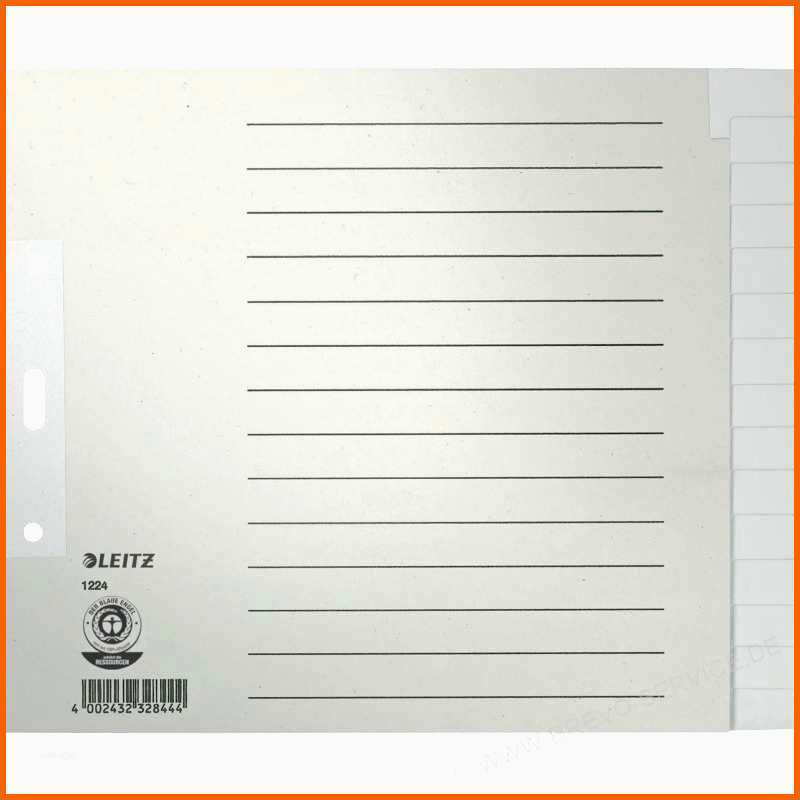 Hervorragen Leitz Register 1 10 Vorlage Neu Leitz Register 1 10