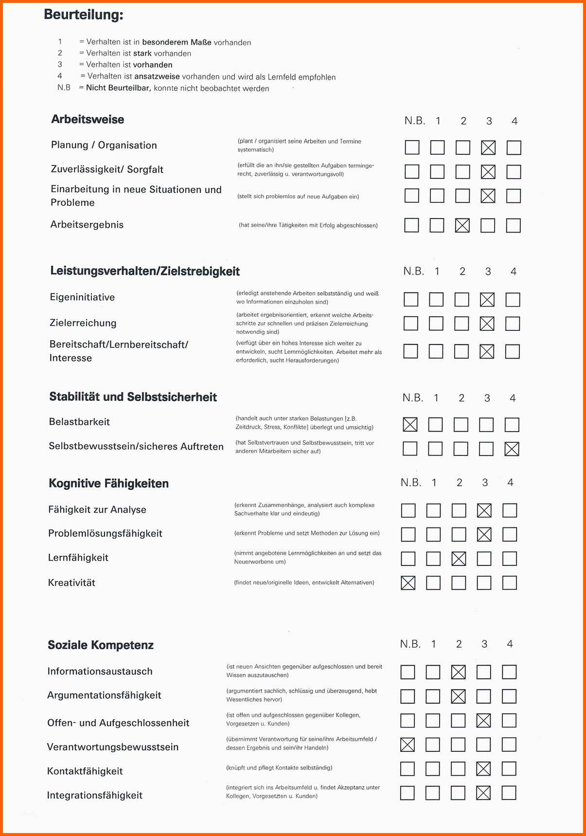 Hervorragen Praktikumszeugnis Vorlage Zum Ankreuzen – Vorlagen Kostenlos