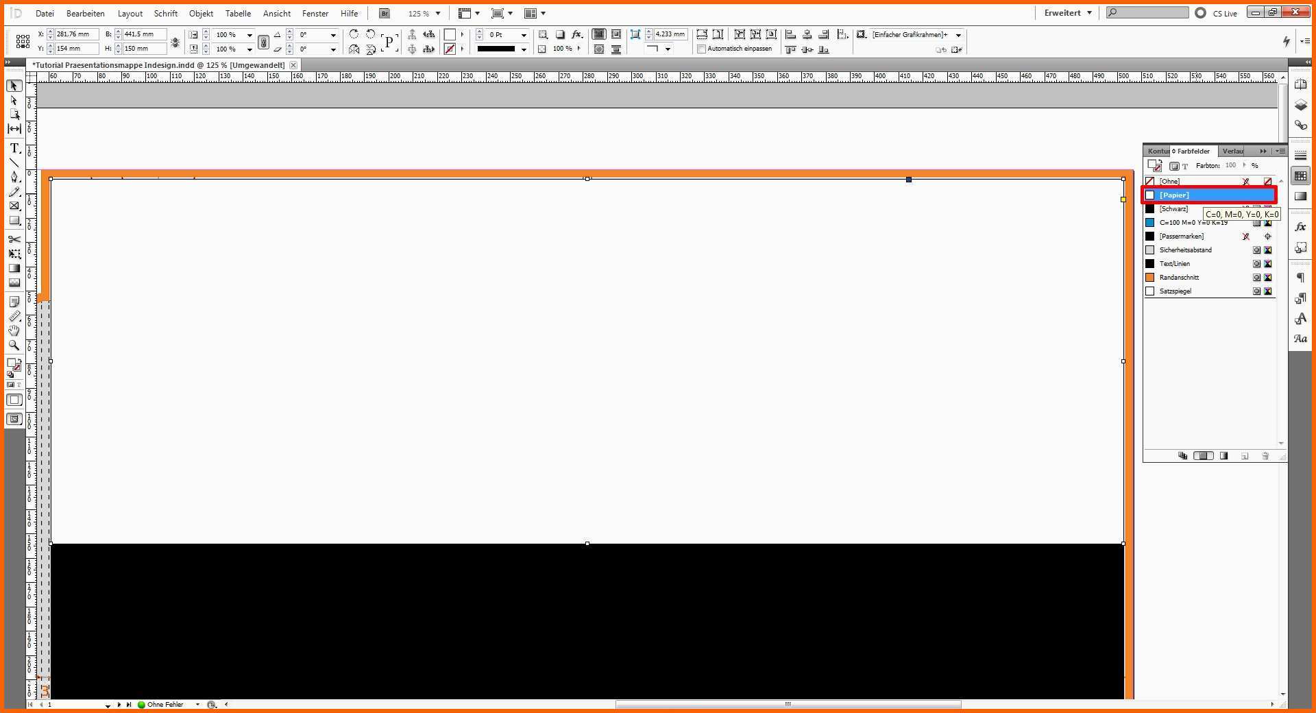 Hervorragen Präsentationsmappe Vorlage Indesign Indesign Uberdrucken