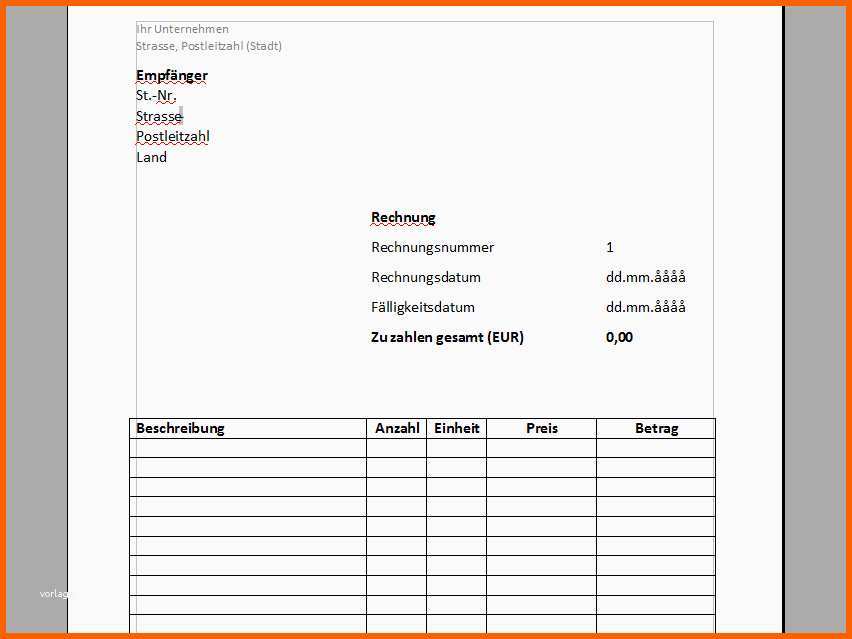 Hervorragen Rechnungsvorlage Für Word Download – Kostenlos – Chip 1 Hervorragen Rechnungsvorlage Für Word Download – Kostenlos – Chip