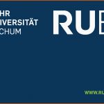 Hervorragen Ruhr Universität Bochum