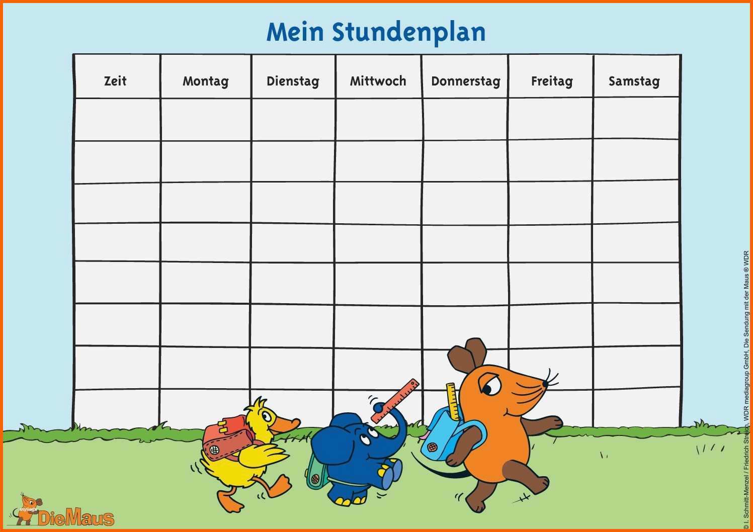 Hervorragen Stundenplan Zum Ausdrucken Kostenlos Mc48