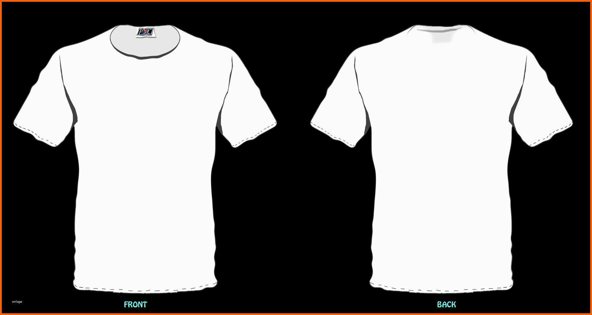 Hervorragen T Shirt Technische Vorlage
