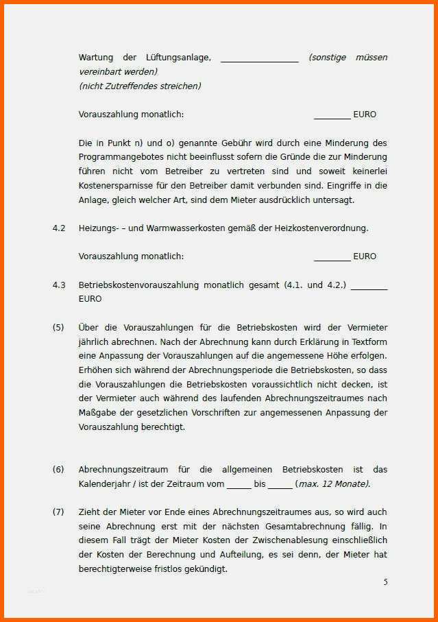Hervorragen Vorlage Mieterhöhung Wunderbar Mietvertrag Wohnraum