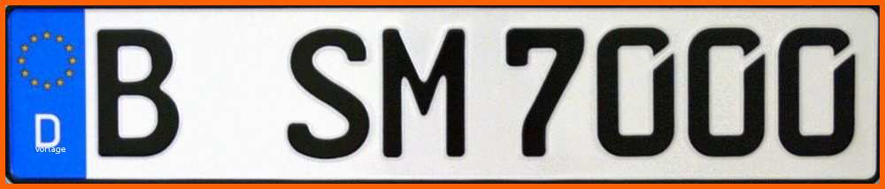 Hervorragend 1 St Kennzeichen Nummernschild Für Ihren Fahrradträger