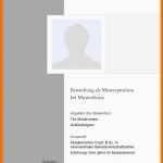 Hervorragend 10 Vorlage Deckblatt Bewerbung Ohne Foto